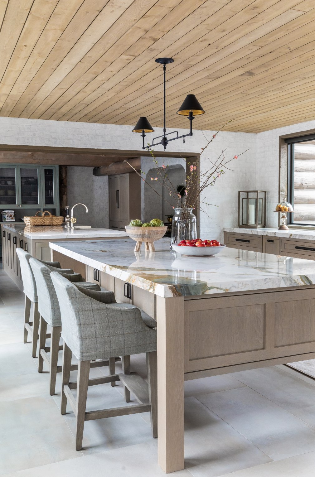 Kitchen Island Pendant, Prosperity Rectangular Chandelier, Bond Design Company, Interior Design