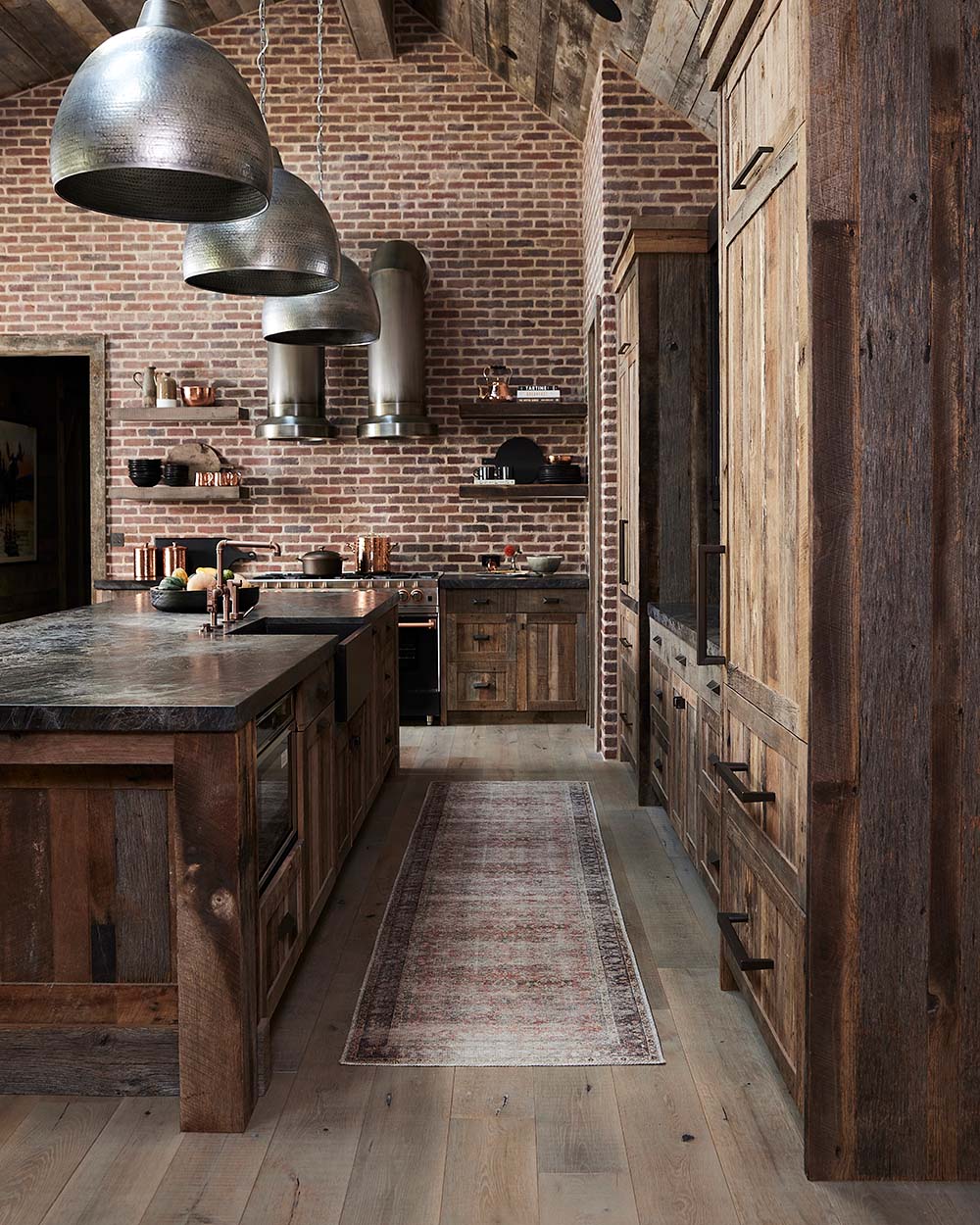 Rustic Industrial Kitchen - Bond Design Company