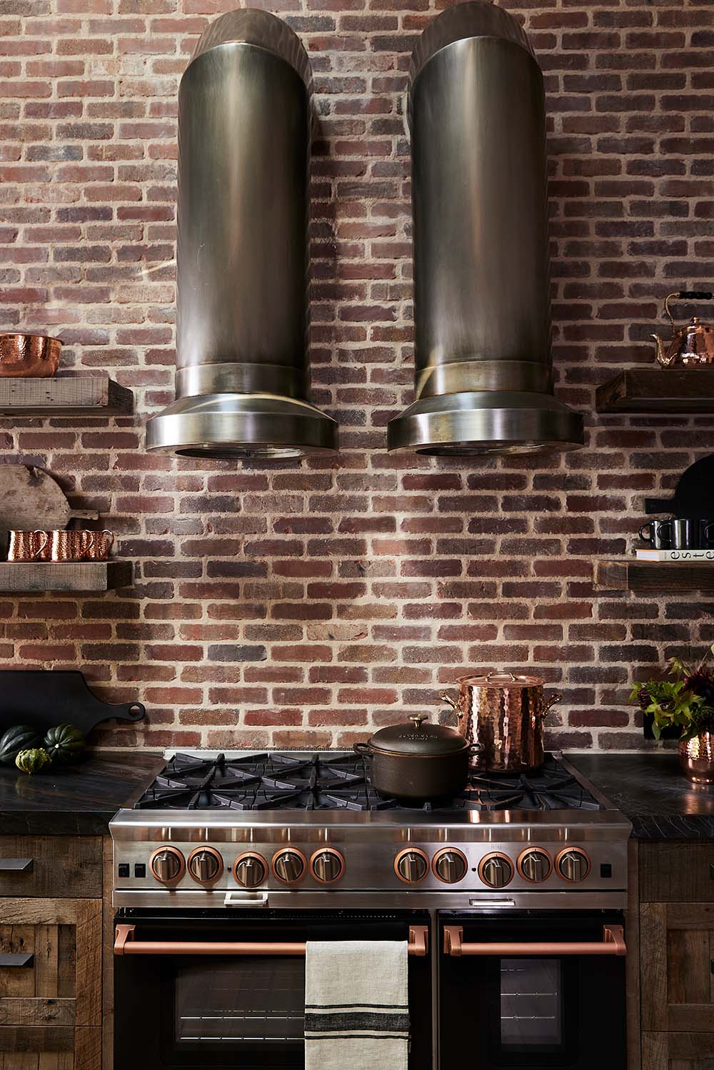 Industrial Kitchen Hood - Vintage Interior Design