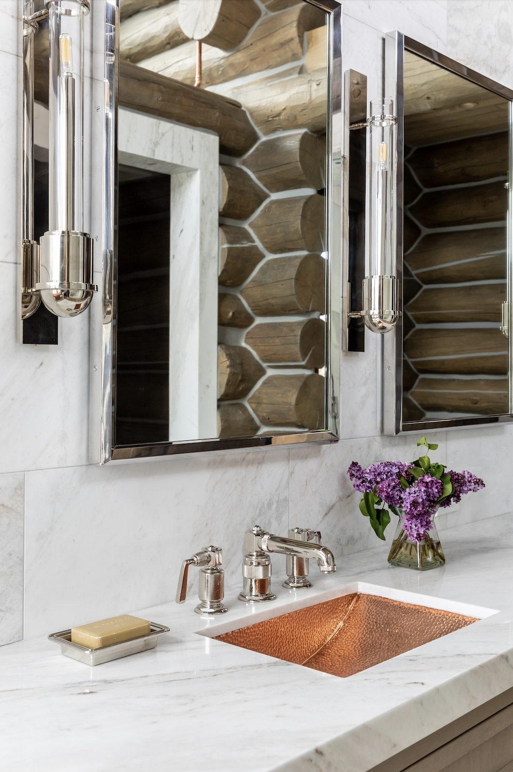 Huntley sconce urban electric co, bathroom sconce, bond design company, interior design