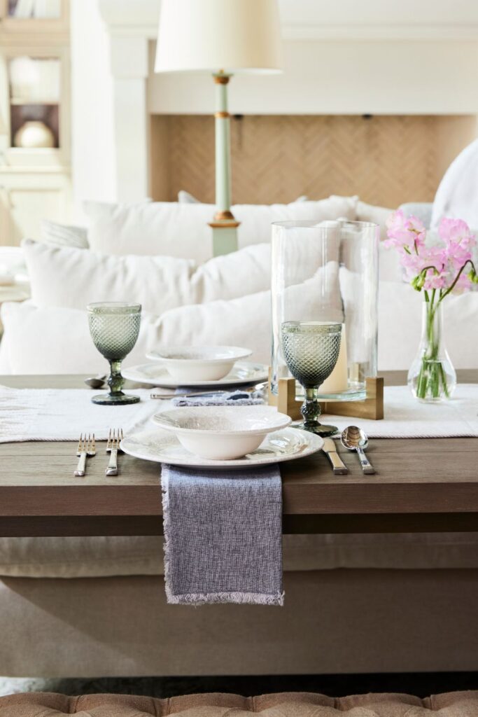 Fresh Take On French - Living Room - Dining Room - Interior Design - Bond Design Company