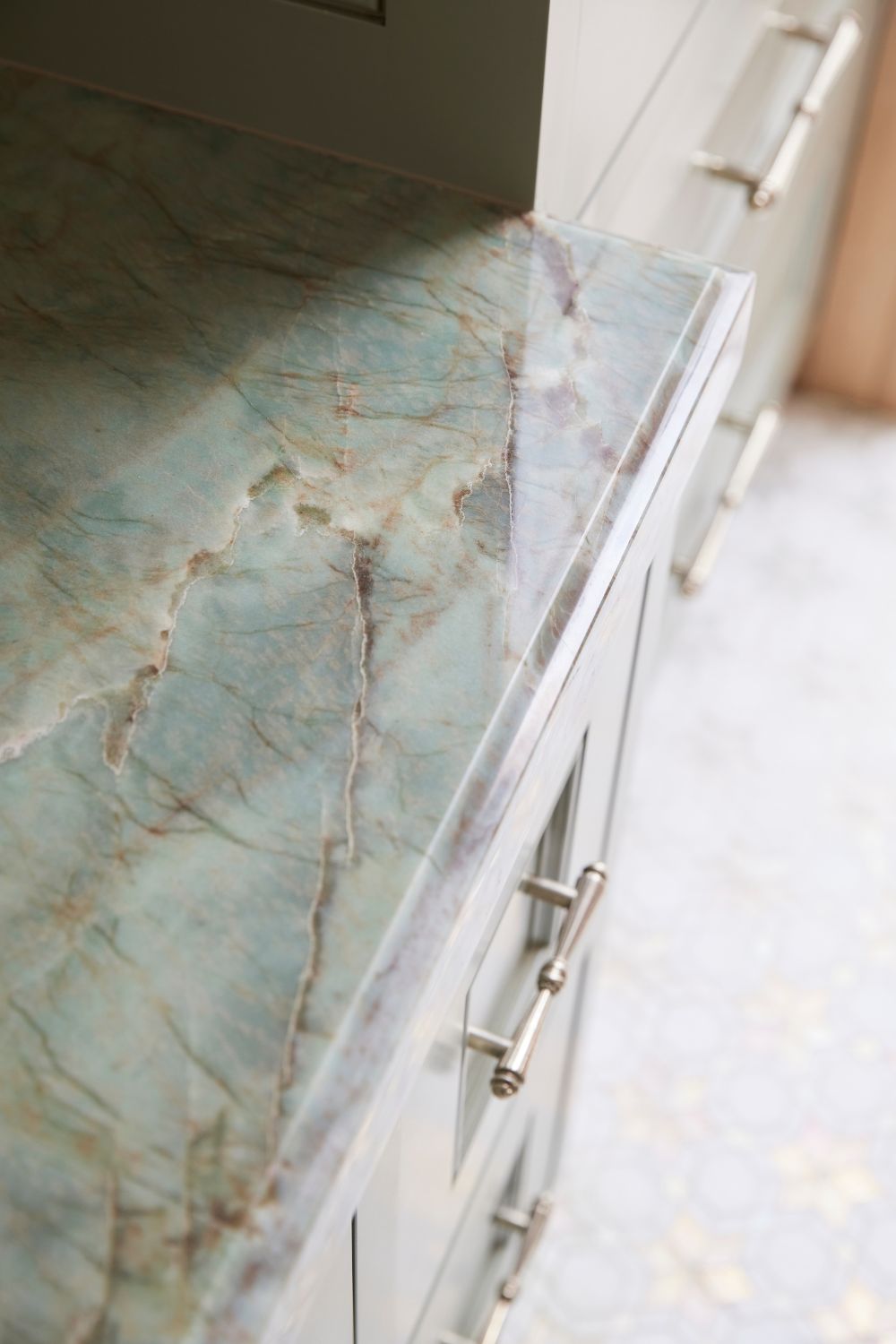 Our Favorite Statement Stones - Bond Design Company - Aqua Quartzite