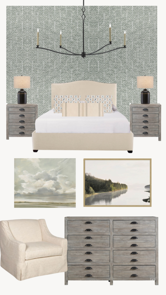 Eden Lake House, Bond Design Company, Interior Design, Utah Interior Designer, Interior Design Board, Guest Bedroom