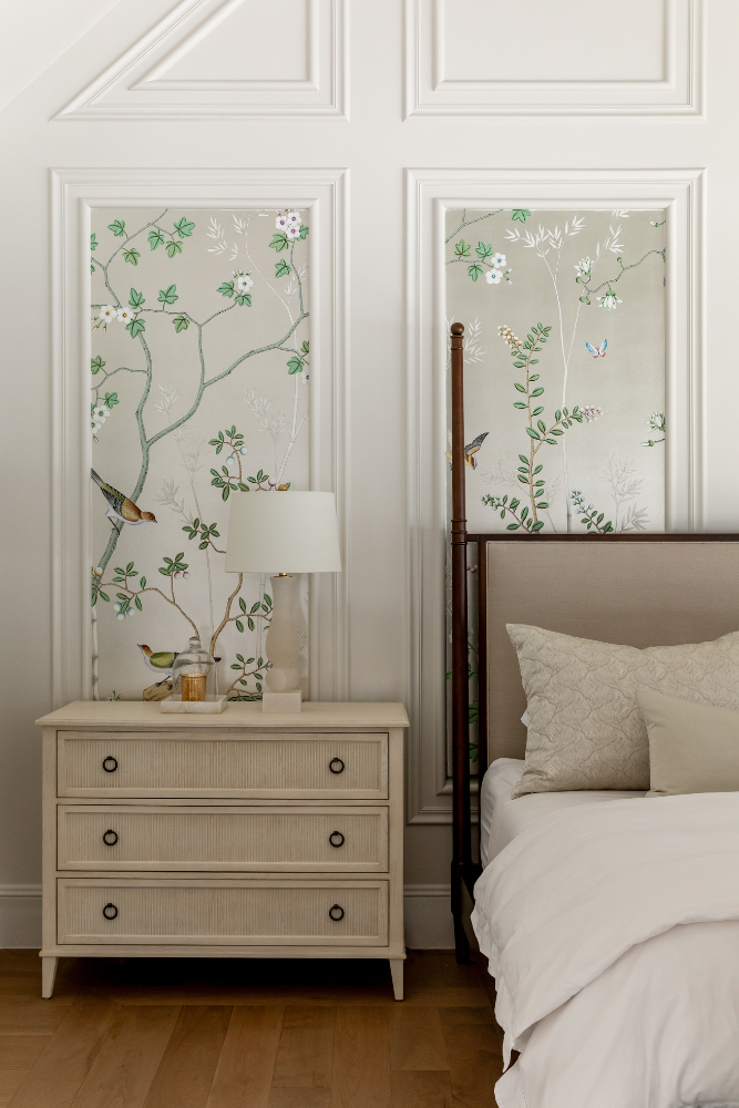 1 The Floral Wallcoverings Of Laurel Creek - Bond Design Company