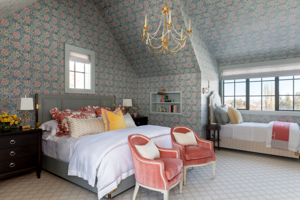The Floral Wallcoverings Of Laurel Creek - Bond Design Company The Floral Wallcoverings Of Laurel Creek - Bond Design Company